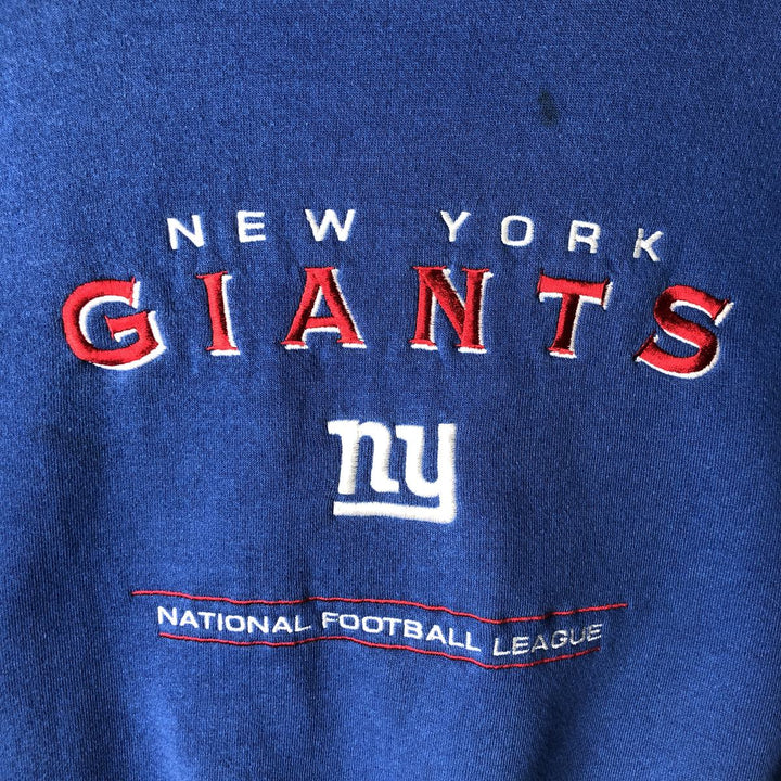 90s-00'S Lee SPORT NFL NEW YORK GIANTS New York Giants Sweatshirt, Men's Size L unclear blue type Vintage Second Hand