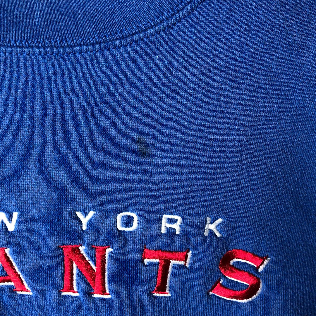 90s-00'S Lee SPORT NFL NEW YORK GIANTS New York Giants Sweatshirt, Men's Size L unclear blue type Vintage Second Hand
