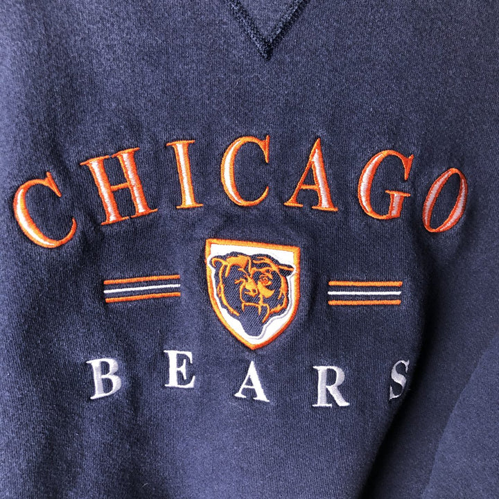90s-00'S Lee SPORT NFL CHICAGO BEARS Chicago Bears Sweatshirt, Men's Size XL cotton navy blue type Vintage Second Hand