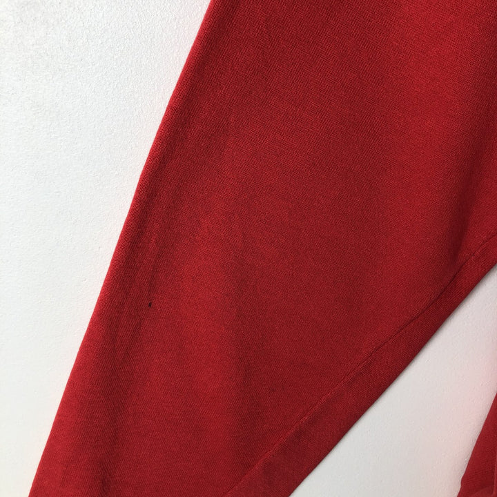 Official Fan NFL San Francisco 49ers Print Sweatshirt, Made in USA, Men's Size L polyester red type Vintage Second Hand