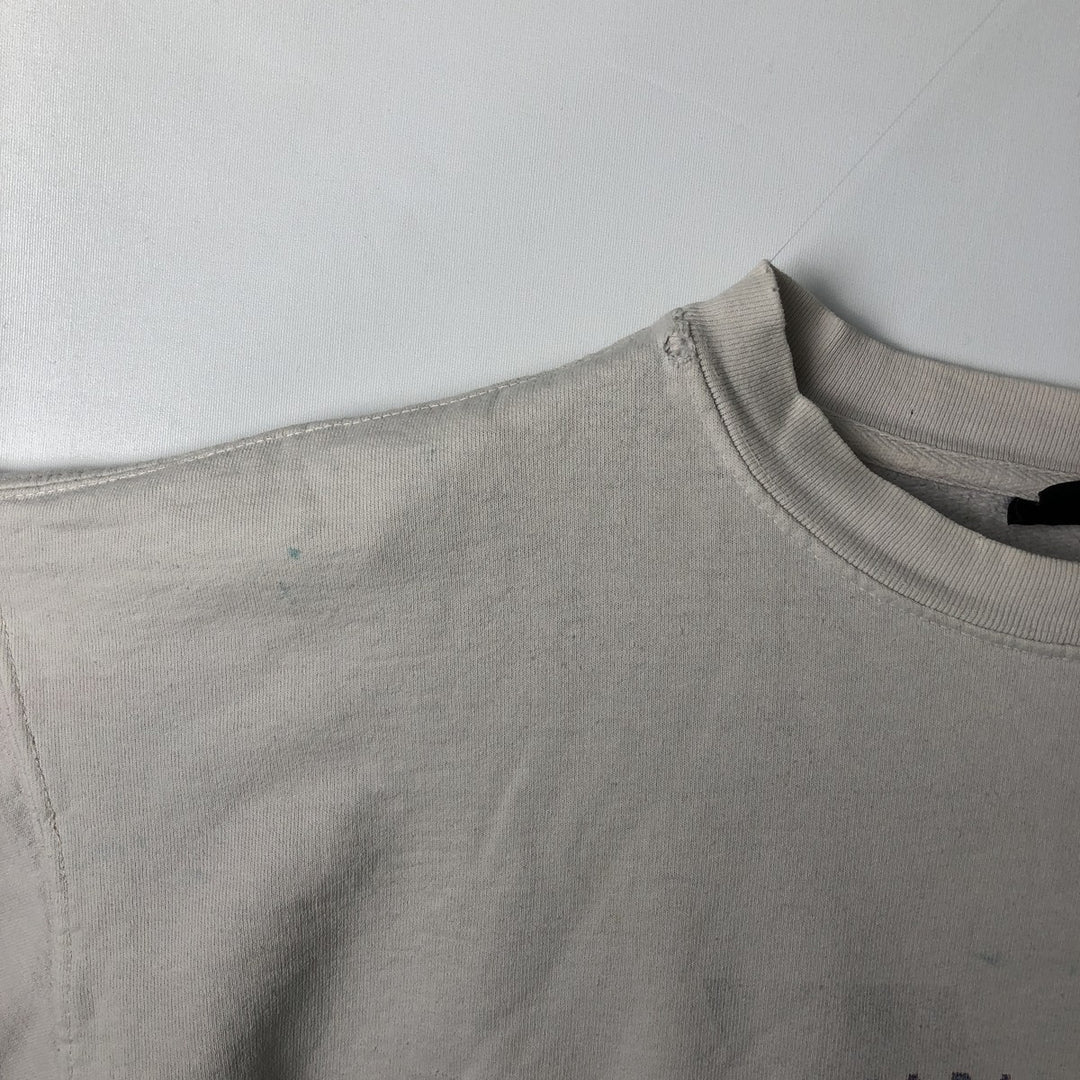 Harley-Davidson Advertising Sweatshirt, Made in USA, Men's Size L cotton Beige type Vintage Second Hand