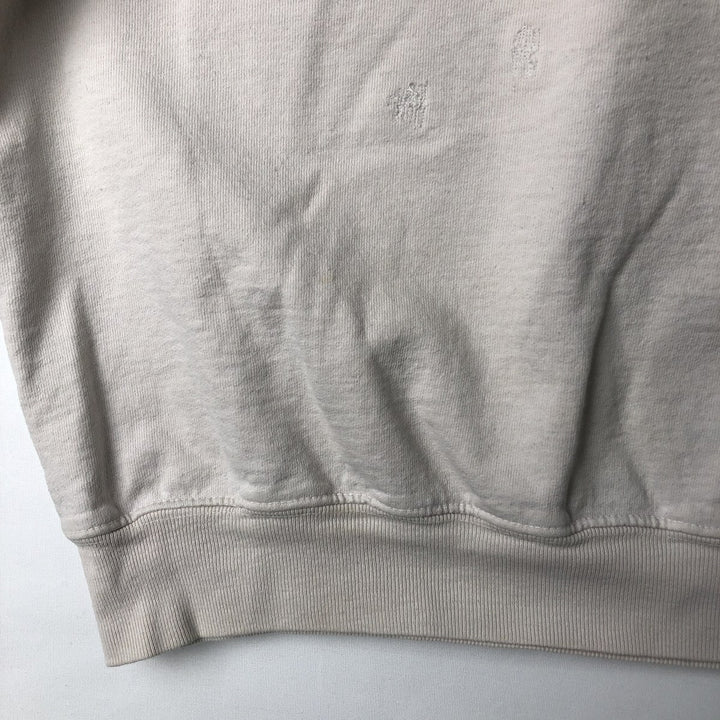 Harley-Davidson Advertising Sweatshirt, Made in USA, Men's Size L cotton Beige type Vintage Second Hand