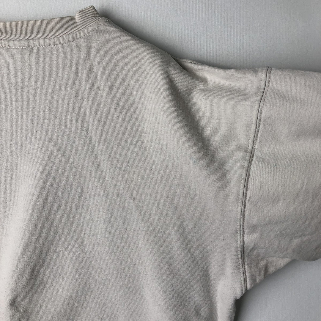 Harley-Davidson Advertising Sweatshirt, Made in USA, Men's Size L cotton Beige type Vintage Second Hand