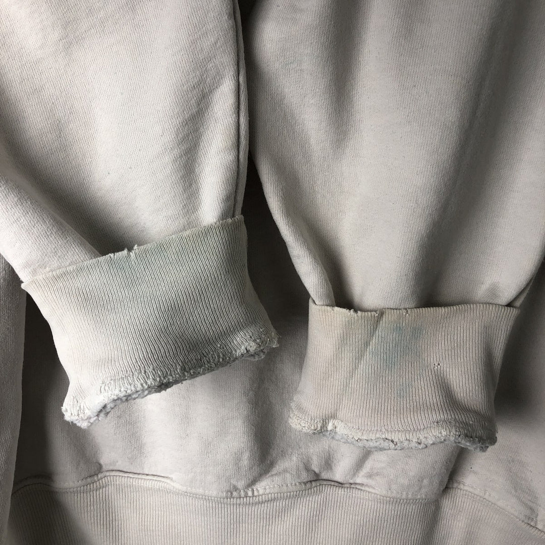 Harley-Davidson Advertising Sweatshirt, Made in USA, Men's Size L cotton Beige type Vintage Second Hand