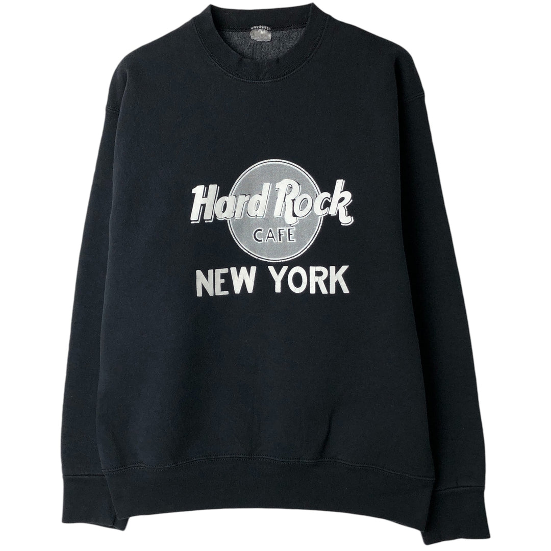 HARD ROCK CAFE Advertising Sweatshirt, Made in USA, Men's Size L cotton black type Vintage Second Hand