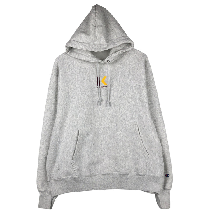 Champion Reverse Weave Lee Kennedy Pullover Hoodie, Men's Size L cotton gray type Vintage Second Hand