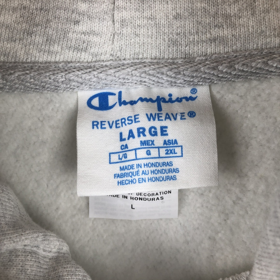 Champion Reverse Weave Lee Kennedy Pullover Hoodie, Men's Size L cotton gray type Vintage Second Hand