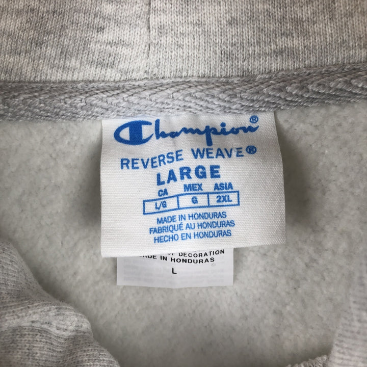 Champion Reverse Weave Lee Kennedy Pullover Hoodie, Men's Size L cotton gray type Vintage Second Hand
