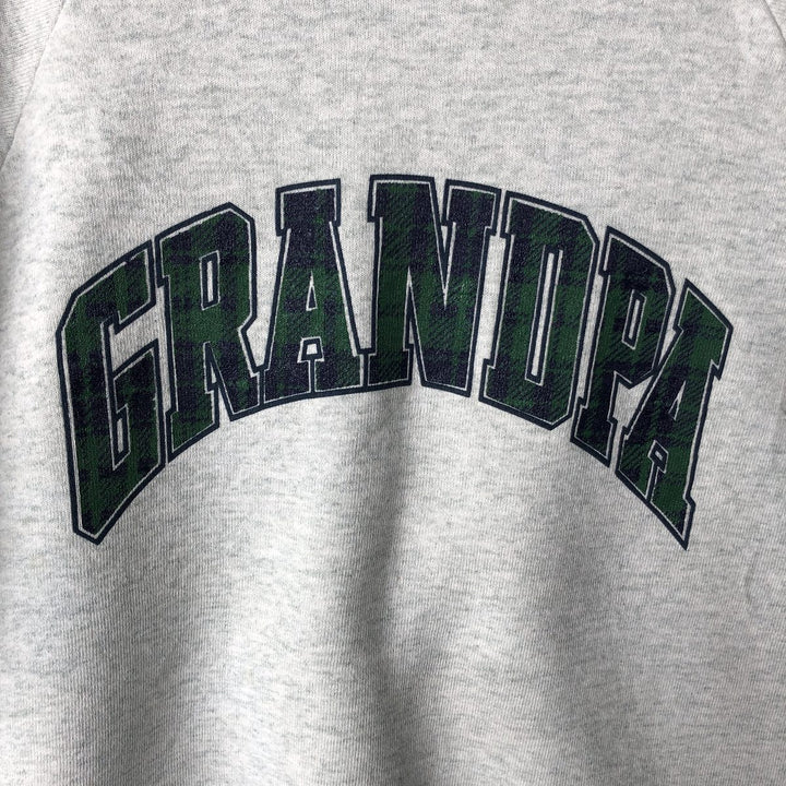 90'S Fruit of the Loom College Sweatshirt, Made in USA, Men's XL, Vintage cotton gray type Vintage Second Hand