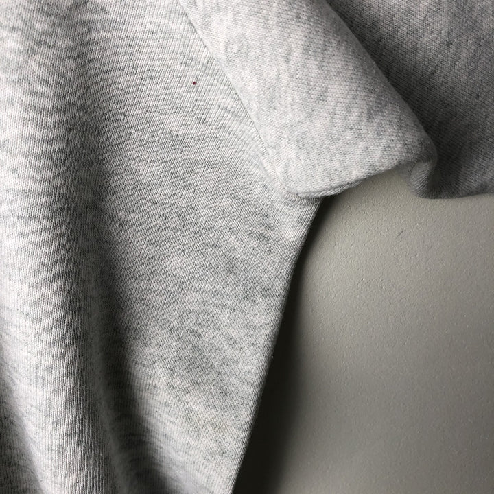 90'S Fruit of the Loom College Sweatshirt, Made in USA, Men's XL, Vintage cotton gray type Vintage Second Hand