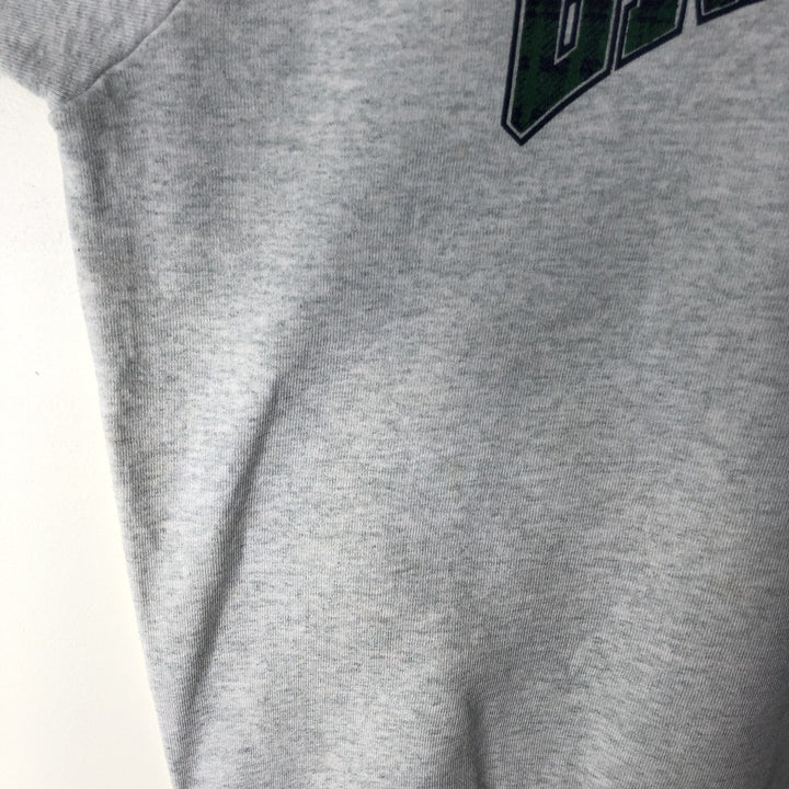 90'S Fruit of the Loom College Sweatshirt, Made in USA, Men's XL, Vintage cotton gray type Vintage Second Hand