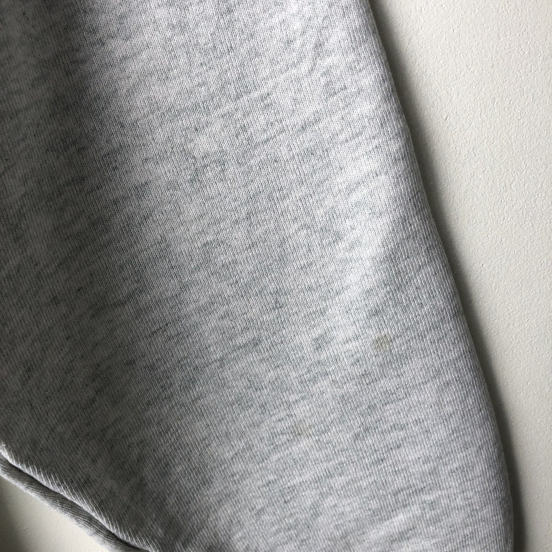 90'S Fruit of the Loom College Sweatshirt, Made in USA, Men's XL, Vintage cotton gray type Vintage Second Hand