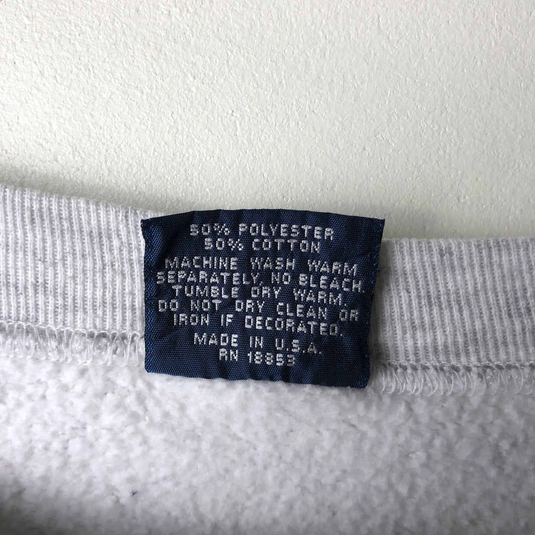 Vintage 90'S SAVVY college sweatshirt, made in the USA, size M, men's polyester gray type Vintage Second Hand