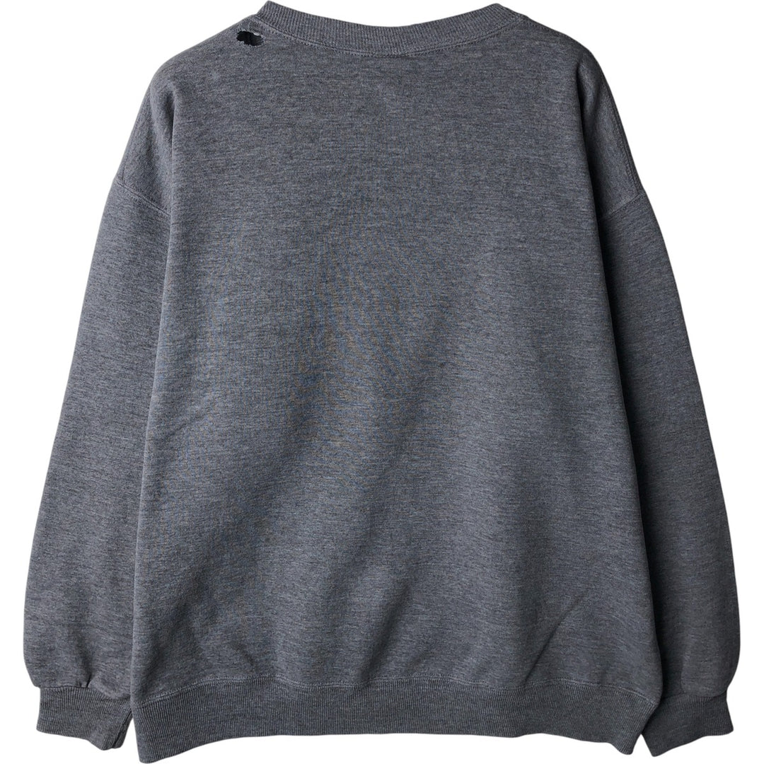 90'S Russell College Sweatshirt, Made in USA, Men's XXL, Vintage cotton gray type Vintage Second Hand