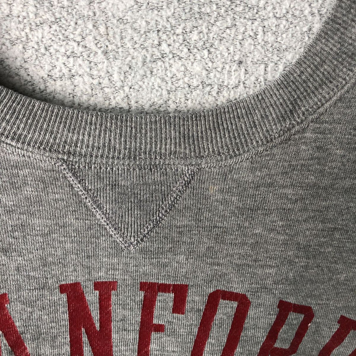 90'S Russell College Sweatshirt, Made in USA, Men's XXL, Vintage cotton gray type Vintage Second Hand