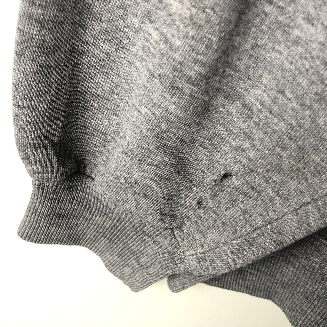 90'S Russell College Sweatshirt, Made in USA, Men's XXL, Vintage cotton gray type Vintage Second Hand