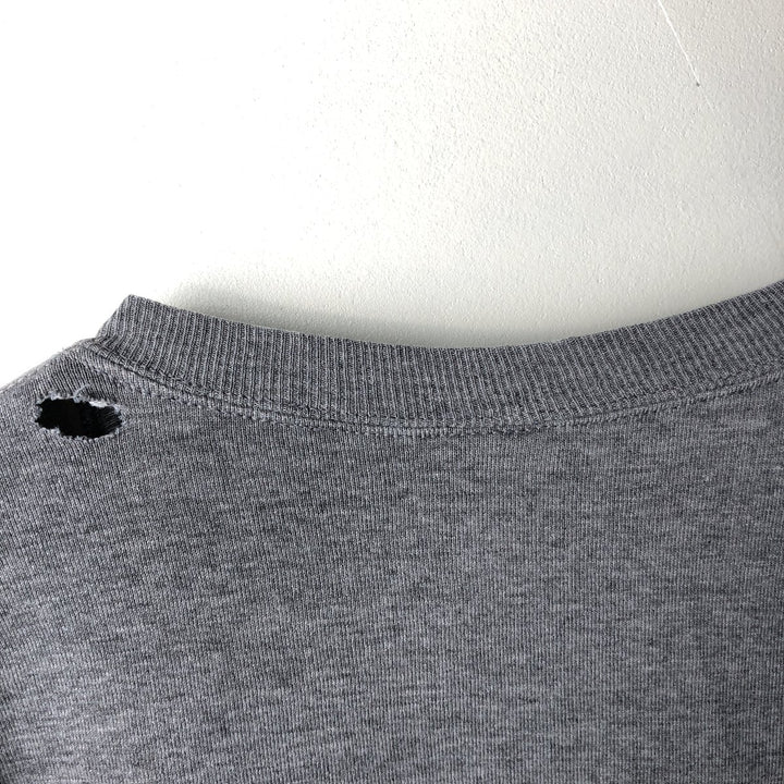 90'S Russell College Sweatshirt, Made in USA, Men's XXL, Vintage cotton gray type Vintage Second Hand