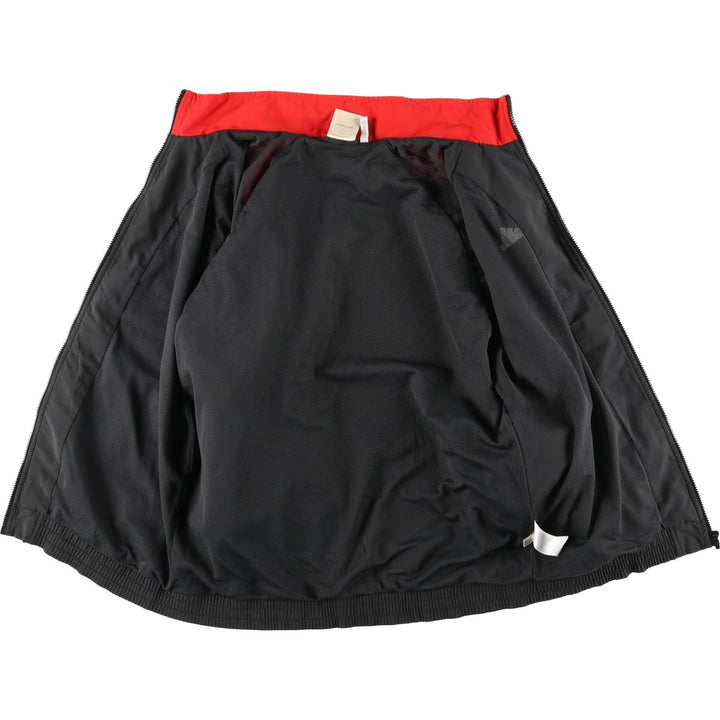 00'S adidas windbreaker, men's size L polyester Charcoal Vintage Second Hand