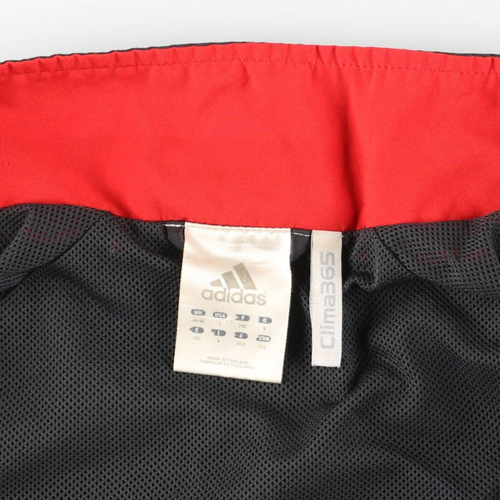 00'S adidas windbreaker, men's size L polyester Charcoal Vintage Second Hand