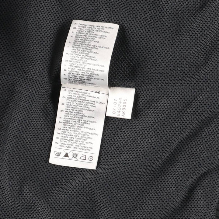00'S adidas windbreaker, men's size L polyester Charcoal Vintage Second Hand