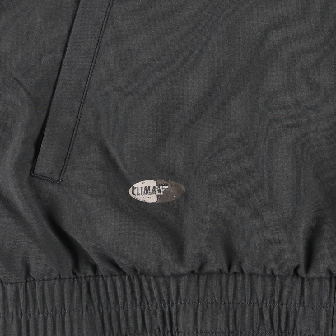 00'S adidas windbreaker, men's size L polyester Charcoal Vintage Second Hand