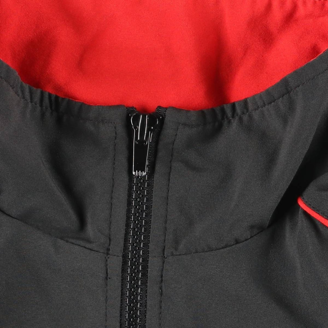 00'S adidas windbreaker, men's size L polyester Charcoal Vintage Second Hand