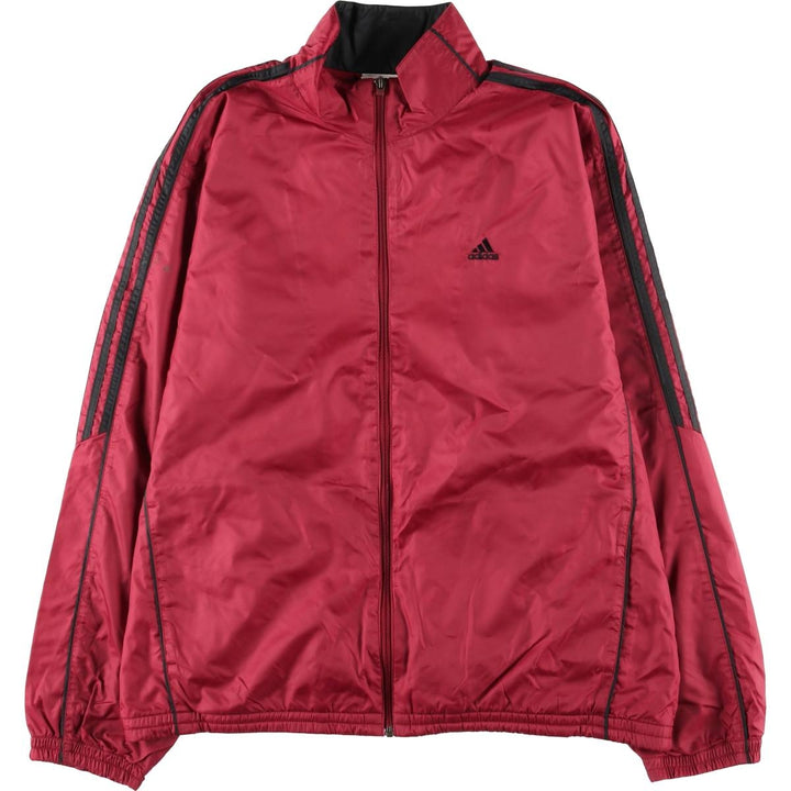 00'S Adidas nylon jacket, men's size L Nylon red type Vintage Second Hand