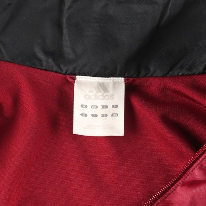 00'S Adidas nylon jacket, men's size L Nylon red type Vintage Second Hand