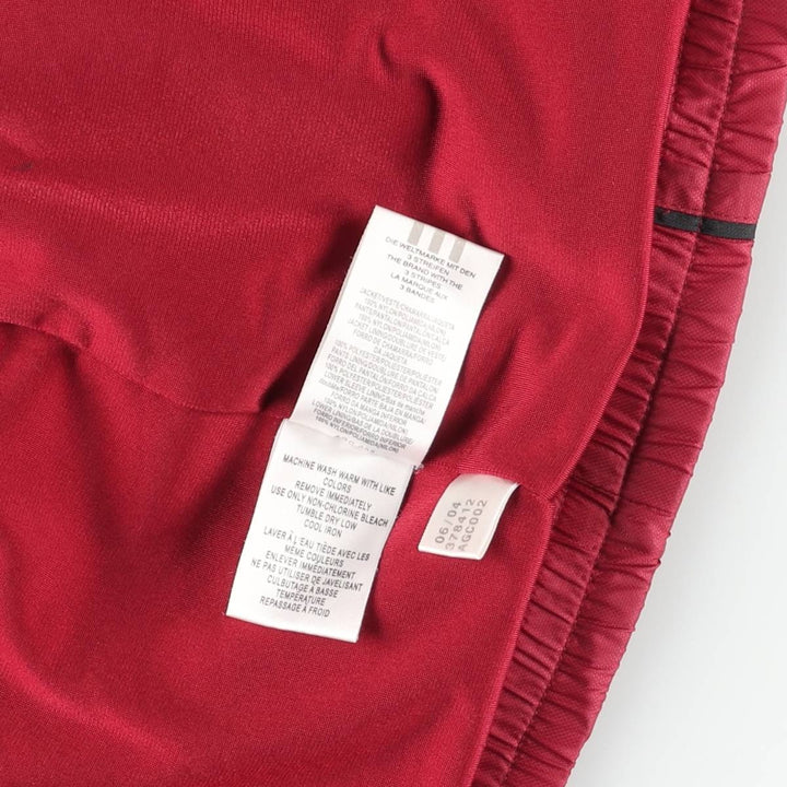 00'S Adidas nylon jacket, men's size L Nylon red type Vintage Second Hand