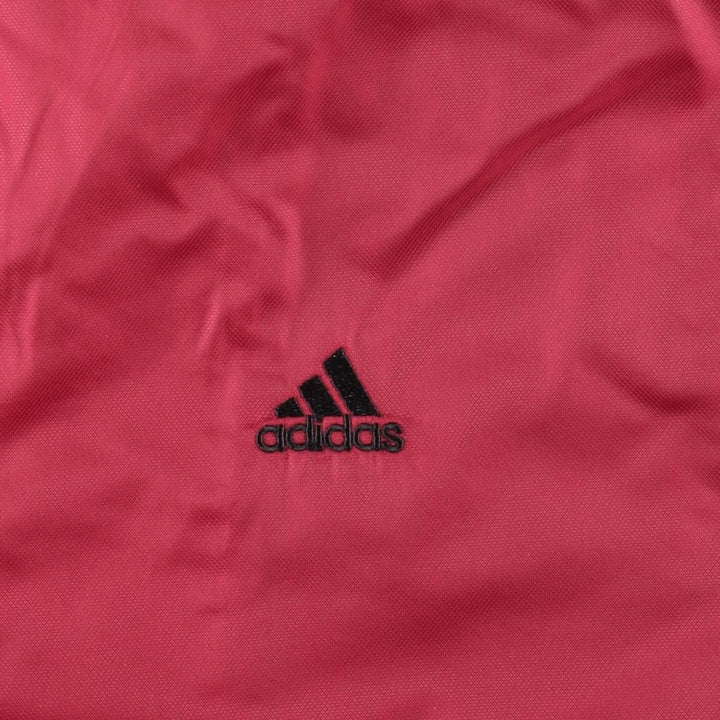00'S Adidas nylon jacket, men's size L Nylon red type Vintage Second Hand