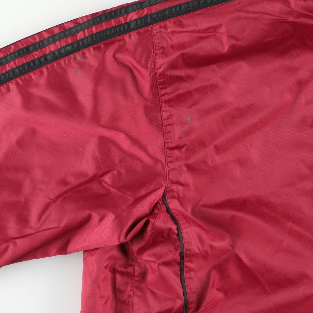 00'S Adidas nylon jacket, men's size L Nylon red type Vintage Second Hand