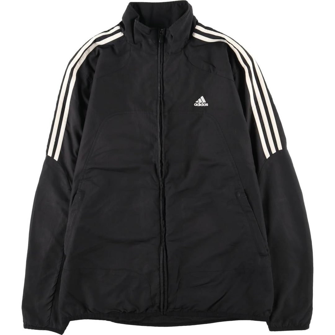 00'S adidas windbreaker, men's size M polyester black type Vintage Second Hand