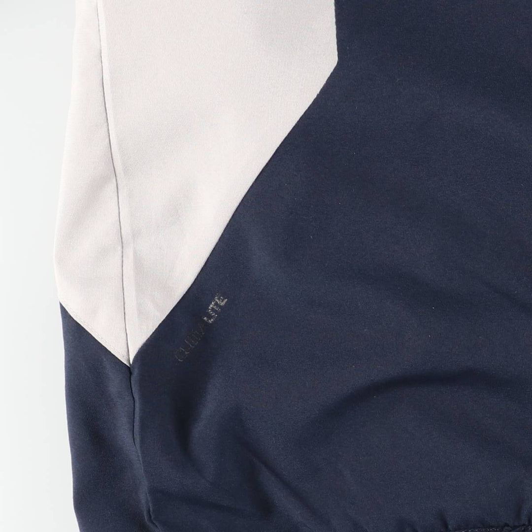 00'S adidas windbreaker, men's size L polyester navy blue type Vintage Second Hand