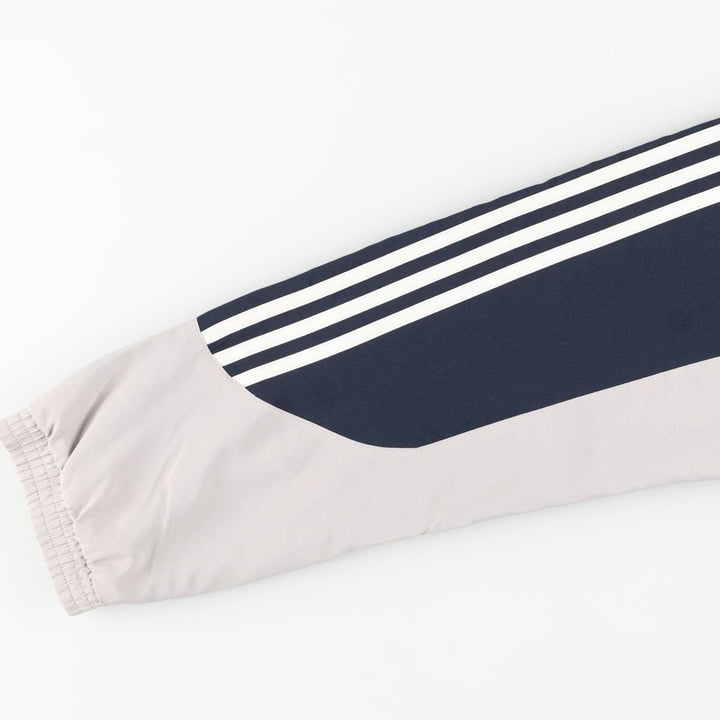 00'S adidas windbreaker, men's size L polyester navy blue type Vintage Second Hand