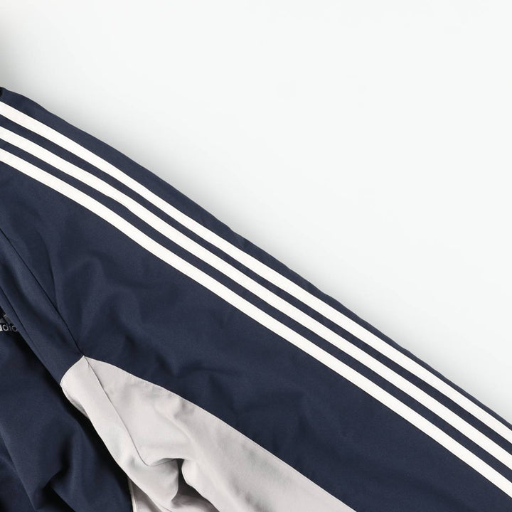 00'S adidas windbreaker, men's size L polyester navy blue type Vintage Second Hand