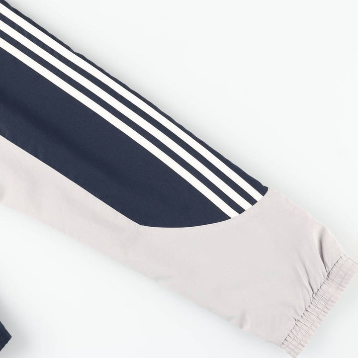 00'S adidas windbreaker, men's size L polyester navy blue type Vintage Second Hand