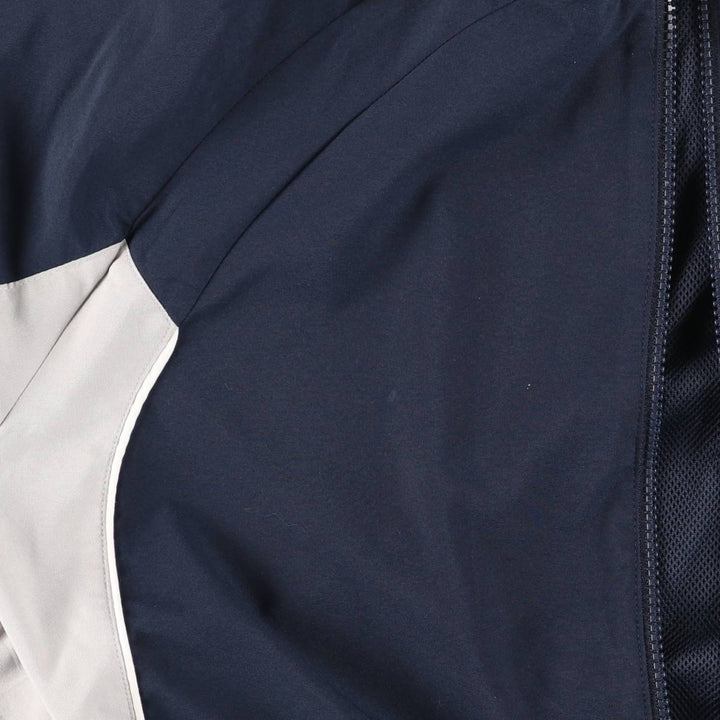 00'S adidas windbreaker, men's size L polyester navy blue type Vintage Second Hand