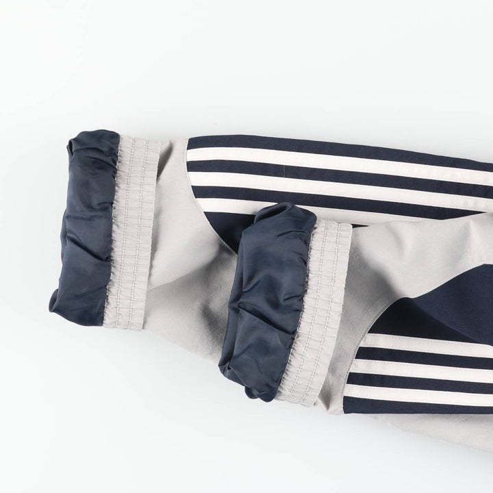 00'S adidas windbreaker, men's size L polyester navy blue type Vintage Second Hand