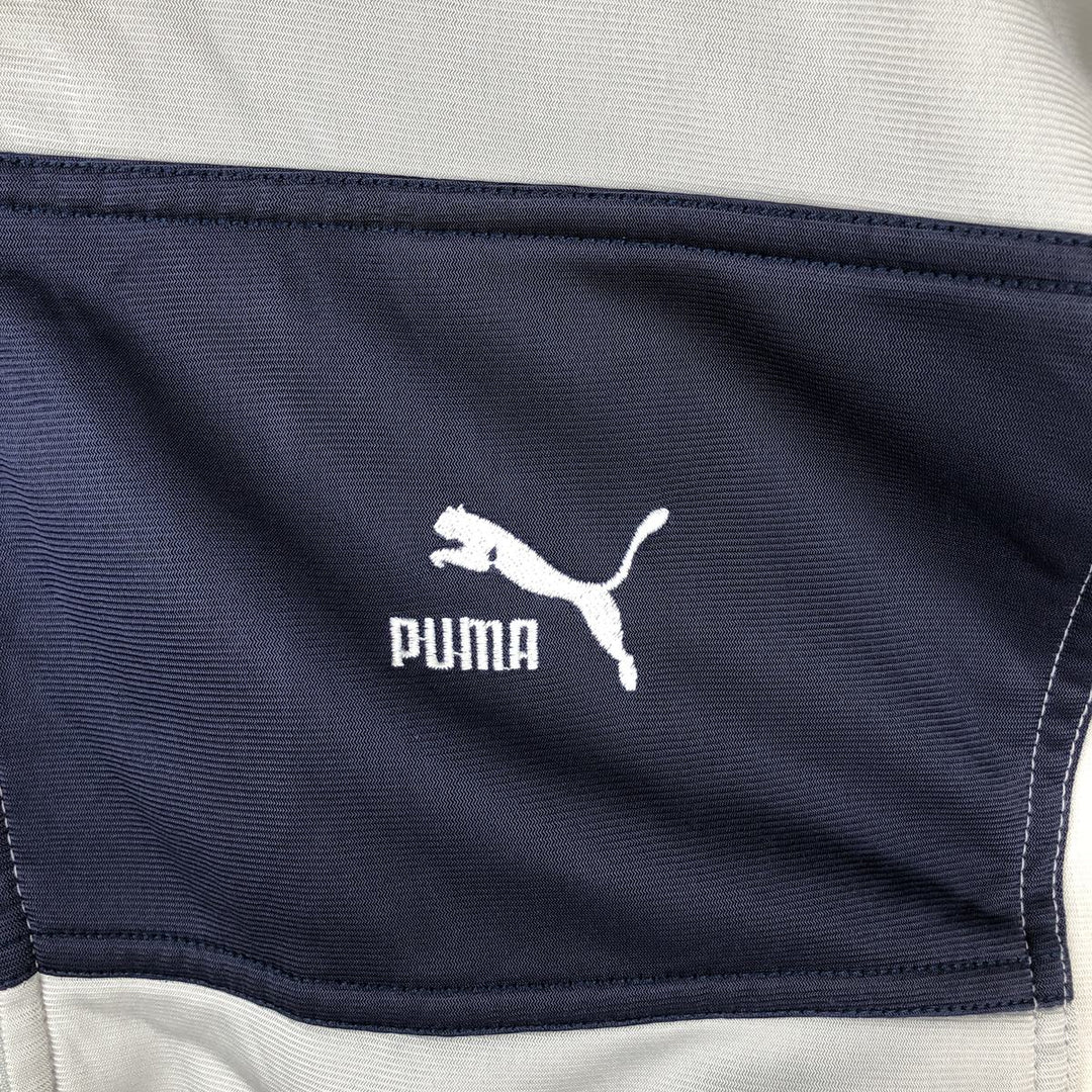 Vintage 90'S Puma Track Jacket, Men's Size Medium polyester gray type Vintage Second Hand