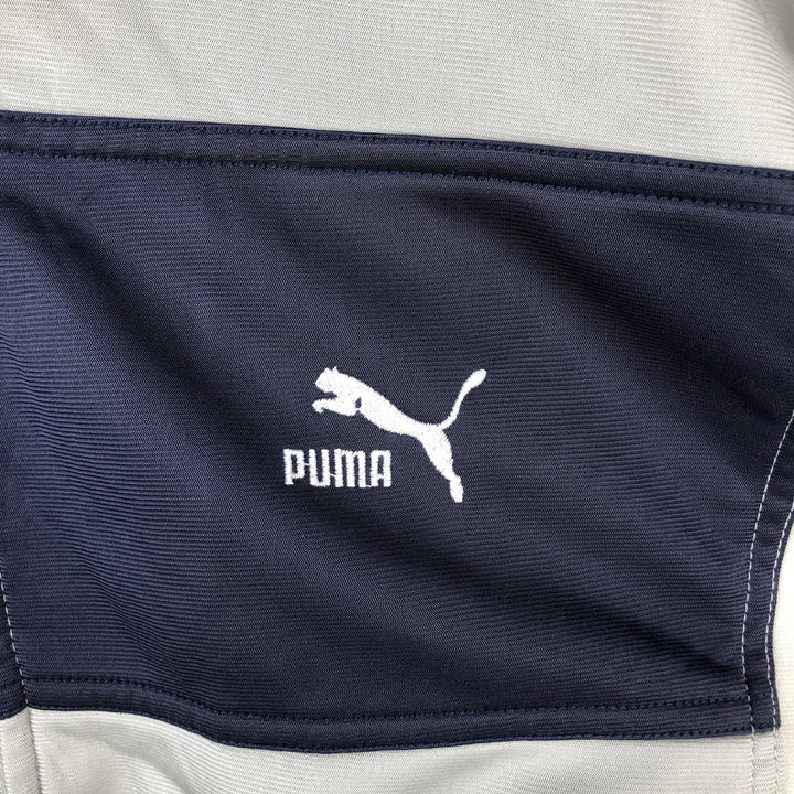 Vintage 90'S Puma Track Jacket, Men's Size Medium polyester gray type Vintage Second Hand