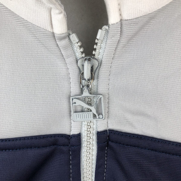 Vintage 90'S Puma Track Jacket, Men's Size Medium polyester gray type Vintage Second Hand