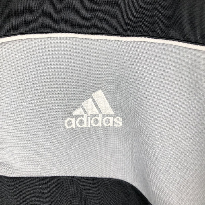 00'S adidas jersey track jacket, men's size L polyester black type Vintage Second Hand