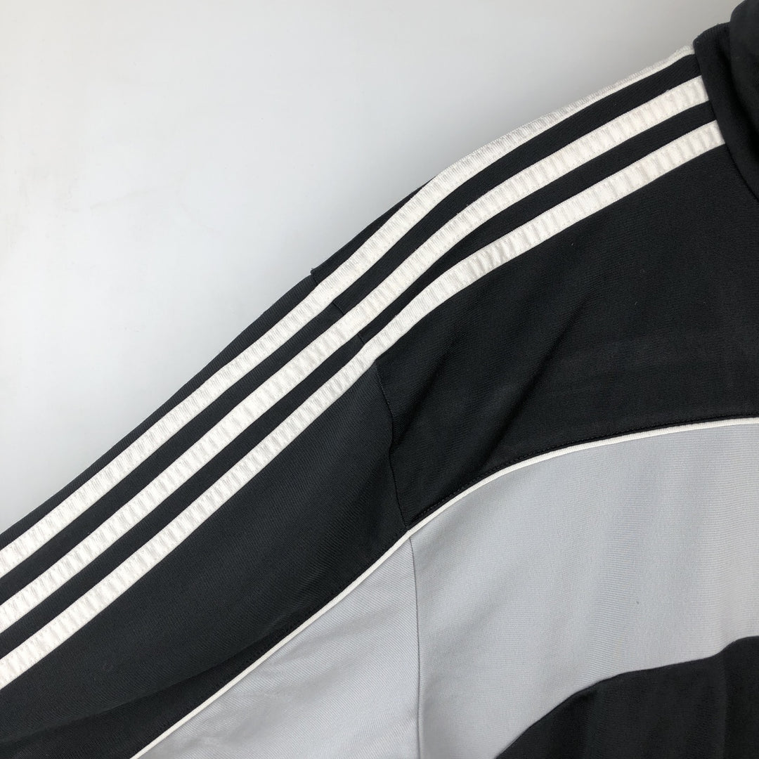 00'S adidas jersey track jacket, men's size L polyester black type Vintage Second Hand