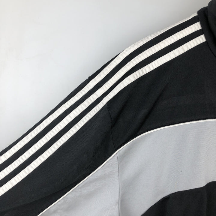 00'S adidas jersey track jacket, men's size L polyester black type Vintage Second Hand
