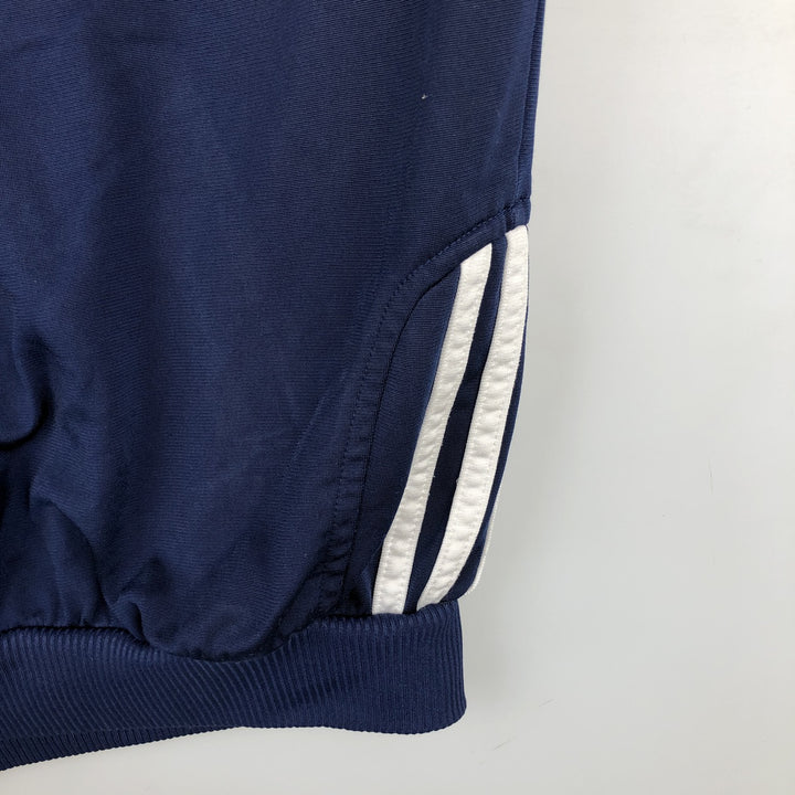 00'S adidas jersey track jacket, men's size L polyester navy blue type Vintage Second Hand