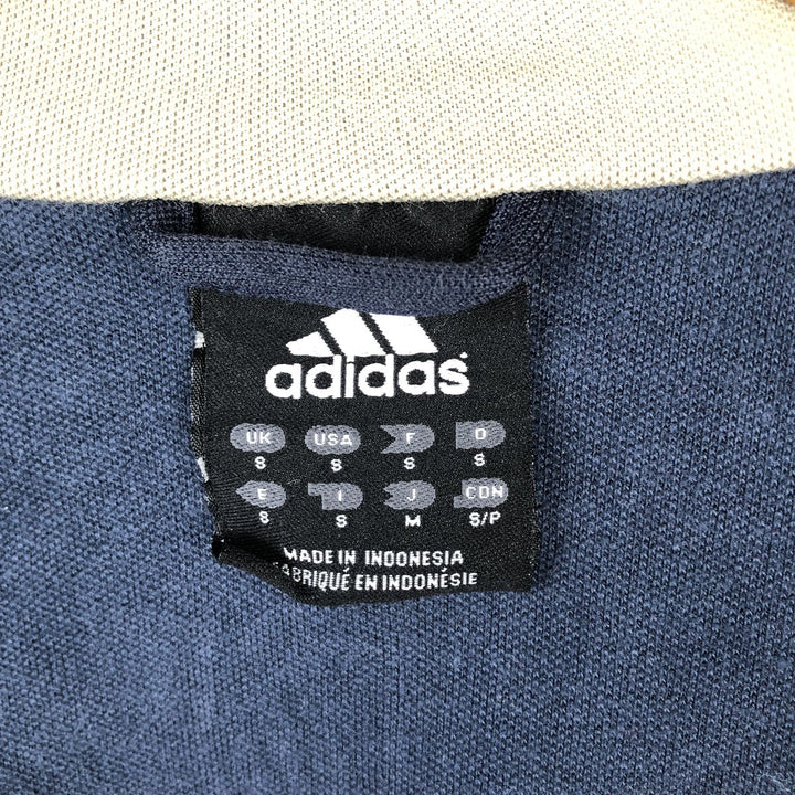 00'S adidas jersey track jacket, men's size S cotton black type Vintage Second Hand