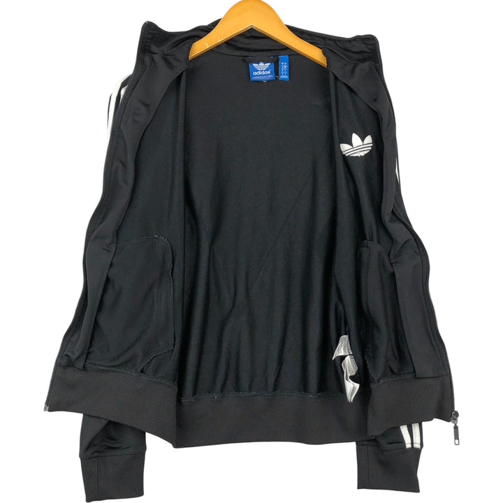Adidas Originals Jersey Track Jacket Men's S polyester black type Vintage Second Hand