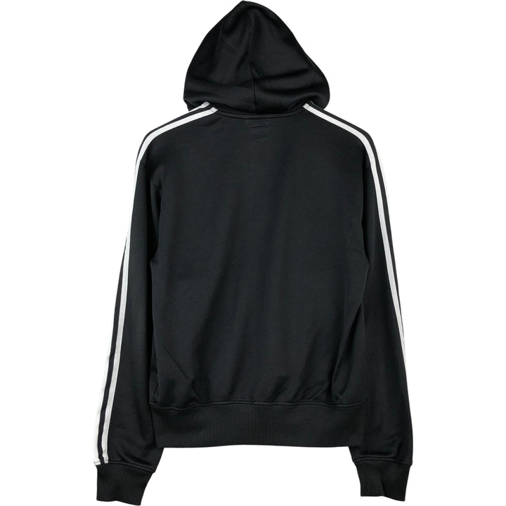 2000'S adidas Originals Jersey Hoodie Track Jacket, Men's Size Medium polyester black type Vintage Second Hand