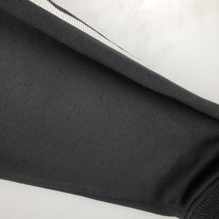 2000'S adidas Originals Jersey Hoodie Track Jacket, Men's Size Medium polyester black type Vintage Second Hand