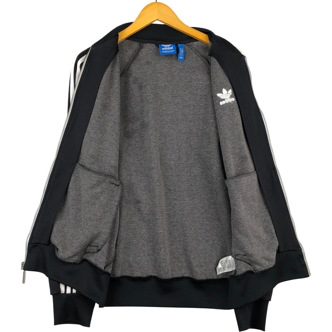 Adidas Originals Jersey Track Jacket Men's M polyester black type Vintage Second Hand